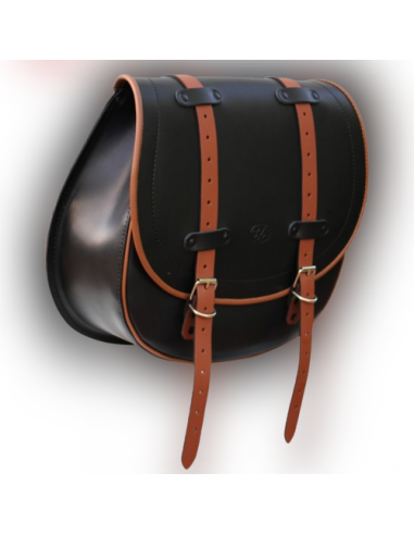 ALFORJA BANDO BICOLOR BASICA UNIVERSAL NEGRO-MARRÓN ALFORJA BANDO BICOLOR BASICA UNIVERSAL NEGRO-MARRÓN