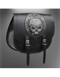 ALFORJA SPARTA SKULL MARFIL UN SOLO LADO 34X15X38