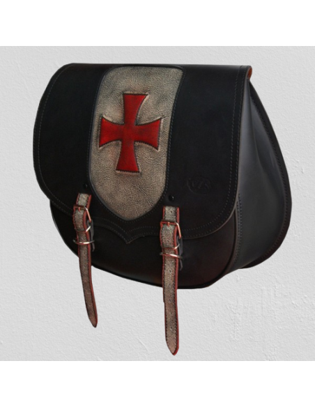 ALFORJA LATERAL PIEL SPARTA CRUZ MALTA UNIVERSAL