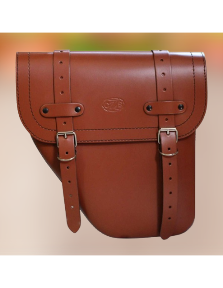 ALFORJA PIEL CENTURION IZQUIERDA MARRON CUERO UNIVERSAL