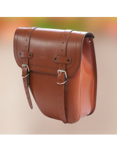 ALFORJA PIEL CENTURION IZQUIERDA MARRON CUERO UNIVERSAL