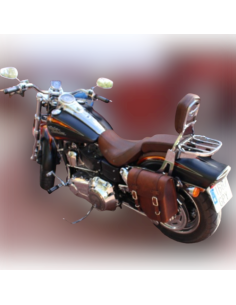 ALFORJA PIEL CENTURION IZQUIERDA MARRON CUERO UNIVERSAL