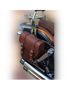 ALFORJA PIEL CENTURION DERECHA MARRON CUERO UNIVERSAL