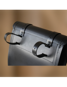 ALFORJA PIEL CENTURION DERECHA MARRON CUERO UNIVERSAL