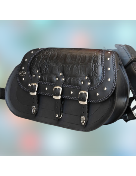 ALFORJAS RIGIDAS CAMPEADOR CELTIC CLASICA COCO UNIVERSAL