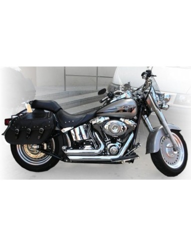 ALFORJAS RIGIDAS SUPER STAR CLÁSICAS TRENZADOS COCO SOFTAIL FAT-BOY HD