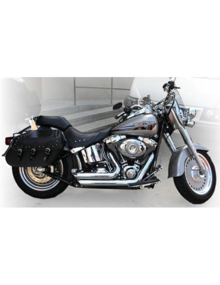 ALFORJAS RIGIDAS SUPER STAR CLÁSICAS TRENZADOS COCO SOFTAIL FAT-BOY HD