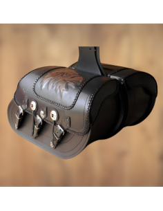 ALFORJAS SUPER STAR RIGIDAS BÁSICA TRENZADA CABEZA ÁGUILA UNIVERSAL