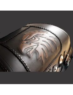 ALFORJAS SUPER STAR RIGIDAS BÁSICA TRENZADA CABEZA ÁGUILA UNIVERSAL