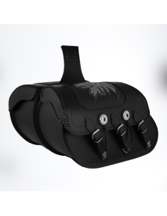 ALFORJAS SUPER STAR RIGIDAS BÁSICA TRENZADA CABEZA ÁGUILA UNIVERSAL