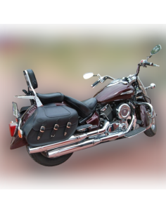 ALFORJAS SUPER STAR RIGIDAS BÁSICA TRENZADA CABEZA ÁGUILA UNIVERSAL