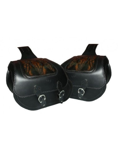 ALFORJAS RÍGIDAS TEMPLARIO TRENZ CRANEO TORO MARRÓN UNIVERSAL ALFORJAS RÍGIDAS TEMPLARIO TRENZ CRANEO TORO MARRÓN UNIVERSAL