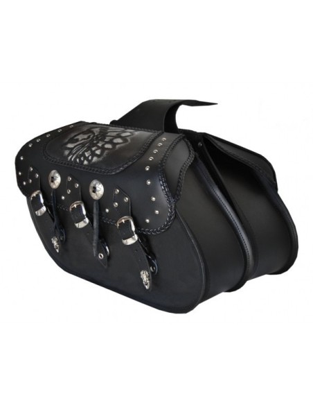 ALFORJAS RIGIDAS IBER CLÁSICA TRENZADA GRAN JEFE UNIVERSAL