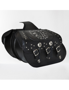 ALFORJAS RIGIDAS IBER CLÁSICA TRENZADA GRAN JEFE UNIVERSAL