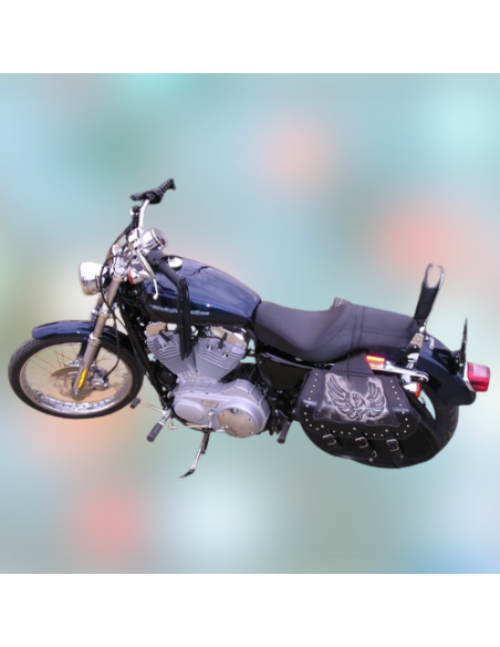 ALFORJAS RIGIDAS IBER CLÁSICA TRENZADA ÁGUILA ALAS UNIVERSAL