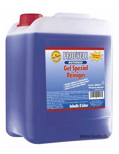 GEL /CHAMPU LIMPIADOR MOTO 5 LITROS GEL /CHAMPU LIMPIADOR MOTO 5 LITROS