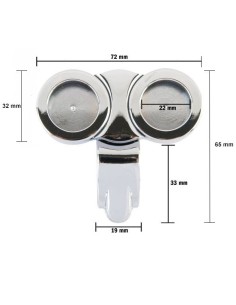 SOPORTE RELOJ - TERMOMETRO DOBLE