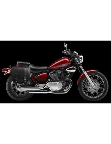 ALFORJAS PIEL BANDO BASICA YAMAHA V-STAR 250