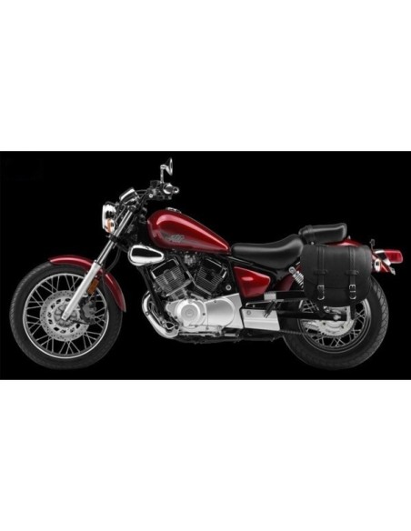 ALFORJAS PIEL BANDO BASICA YAMAHA V-STAR 250