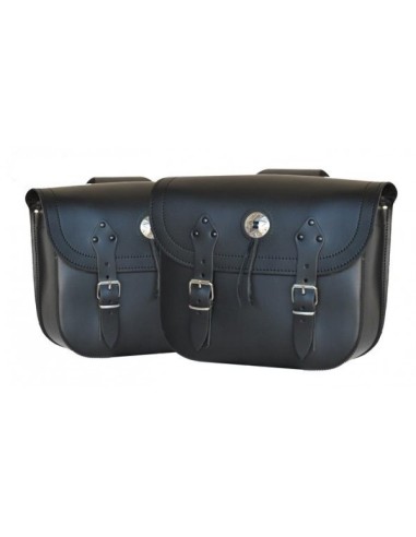 ALFORJAS PIEL RIFLE BÁSICA 1 CONCHO UNIVERSAL ALFORJAS PIEL RIFLE BÁSICA 1 CONCHO UNIVERSAL