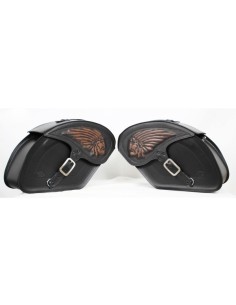ALFORJAS PIEL RÍGIDAS LEGEND BIG-BOSS PARA INDIAN CHIEF