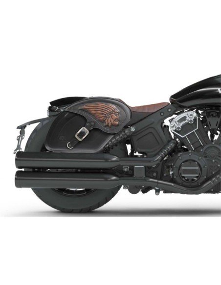 ALFORJAS PIEL RÍGIDAS LEGEND BIG-BOSS PARA INDIAN CHIEF