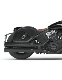 ALFORJAS PIEL INDIAN SCOUT BOBBER LEGEND BASICA