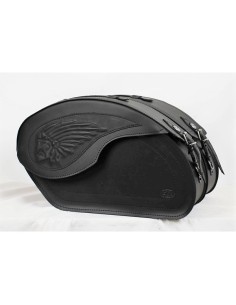 ALFORJAS VENDETTA RIGIDAS PIEL BIG BOSS UNIVERSALES