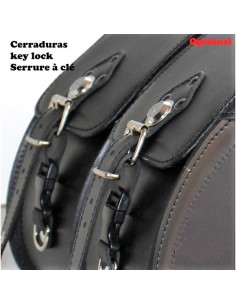 ALFORJAS VENDETTA RIGIDAS PIEL BIG BOSS UNIVERSALES