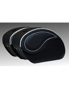 ALFORJAS RIGIDAS VENDETTA PERFÍL BLANCO UNIVERSALES