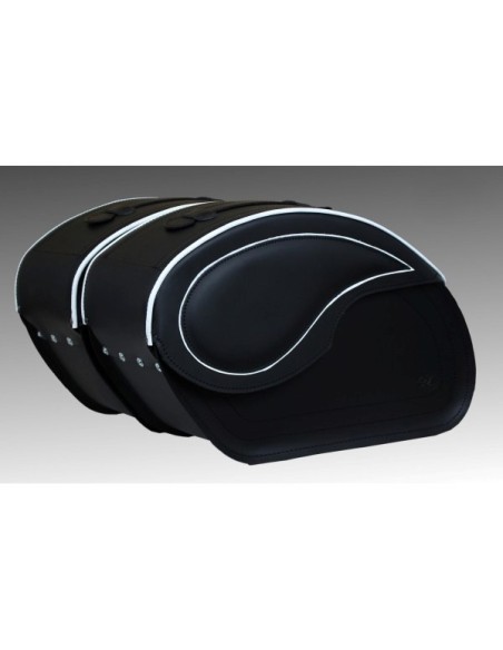 ALFORJAS RIGIDAS VENDETTA PERFÍL BLANCO UNIVERSALES