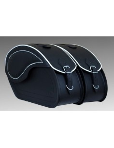 ALFORJAS RIGIDAS VENDETTA PERFÍL BLANCO UNIVERSALES