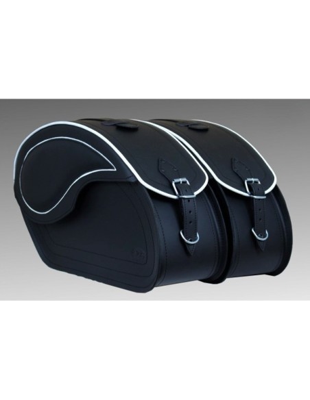 ALFORJAS RIGIDAS VENDETTA PERFÍL BLANCO UNIVERSALES