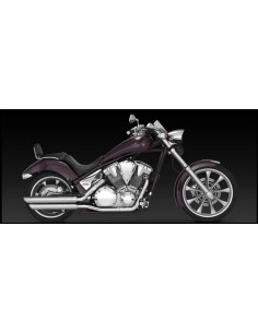 ESCAPE HONDA VT1300CX FURY TWIN SLASH SLIP-ONS VANCE AND HINES