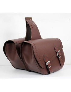 ALFORJAS ALHAMA BÁSICAS  PARA ROYAL ENFIELD MARRÓN