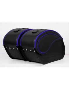 ALFORJAS RIGIDAS VENDETTA PERFÍL AZÚL UNIVERSALES