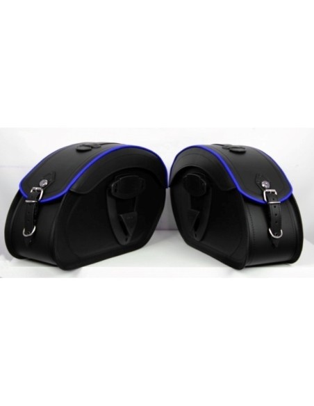 ALFORJAS RIGIDAS VENDETTA PERFÍL AZÚL UNIVERSALES