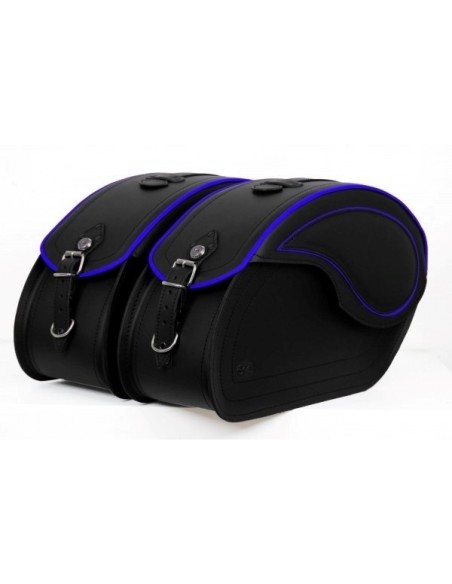 ALFORJAS RIGIDAS VENDETTA PERFÍL AZÚL UNIVERSALES