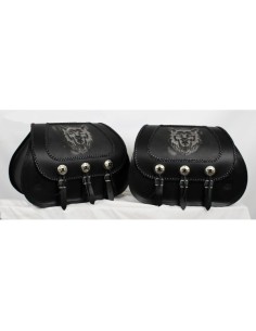 ALFORJAS RIGIDAS JABATO LOBO PARA INDIAN SCOUT SIXTY