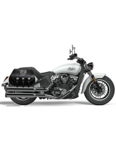 ALFORJAS RIGIDAS JABATO LOBO PARA INDIAN SCOUT SIXTY