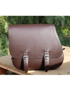 ALFORJA LATERAL SCIPION IZQUIERDA TRIUMPH BONNEVILLE T120 CHOCO