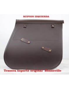 ALFORJA LATERAL SCIPION IZQUIERDA TRIUMPH BONNEVILLE T120 CHOCO