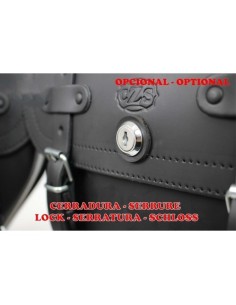 ALFORJA LATERAL SCIPION IZQUIERDA TRIUMPH BONNEVILLE T120 CHOCO