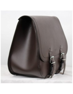 ALFORJA LATERAL PIEL SCIPION BÁSICA UNIVERSAL IZDA CHOCO