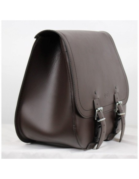 ALFORJA LATERAL PIEL SCIPION BÁSICA UNIVERSAL IZDA CHOCO