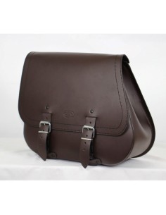 ALFORJA LATERAL PIEL SCIPION BÁSICA UNIVERSAL IZDA CHOCO