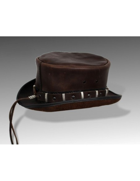 SOMBRERO PIEL TAHUR VINTAGE SKULL