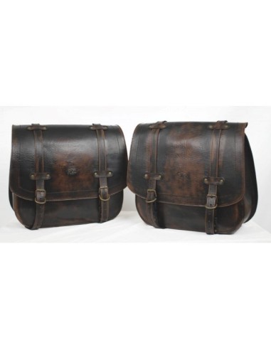 ALFORJAS PIEL ULISES MARRÓN VINTAGE UNIVERSAL ALFORJAS PIEL ULISES MARRÓN VINTAGE UNIVERSAL