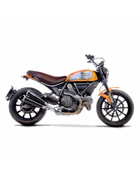 SILENCIADOR SLIP-ON GP DUAL DUCATI SCRAMBLER 800 17-19 HOMOLOGADO