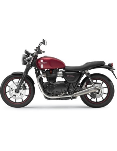 SILENCIADOR SLIP-ON GP RACER TRIUMPH STREET TWIN 16-18 HOMOLOGADO SILENCIADOR SLIP-ON GP RACER TRIUMPH STREET TWIN 16-18 HOMOLOGADO